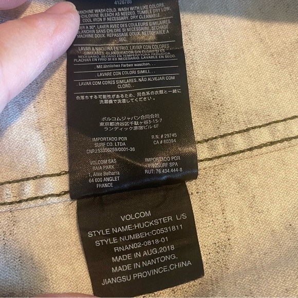 Volcom Huckster Heavy Weight Flannel Shirt. More like a light jacket. Size 12Y - Picture 7 of 12